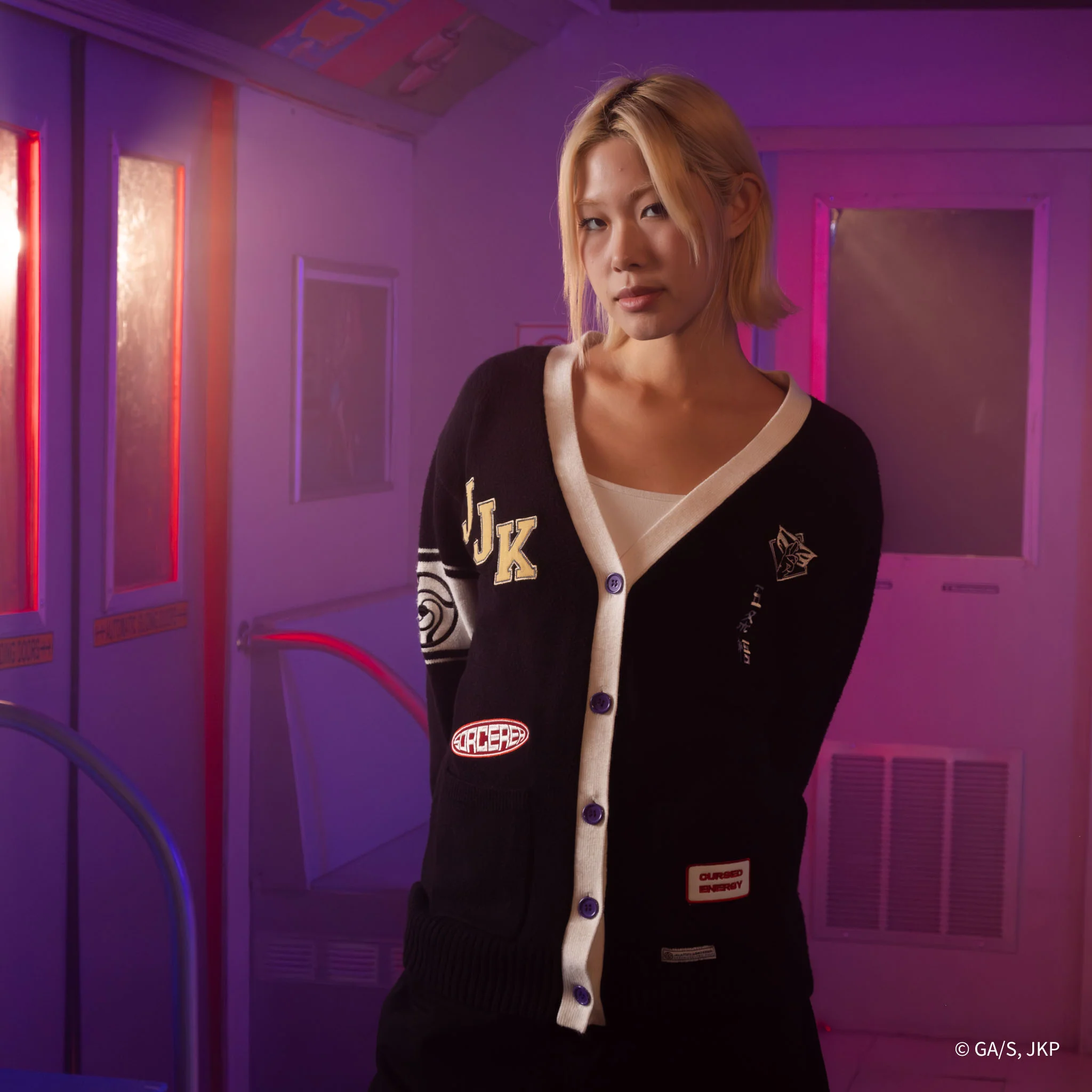 JUJUTSU KAISEN Gojo Multi Patch Cardigan - Image 12