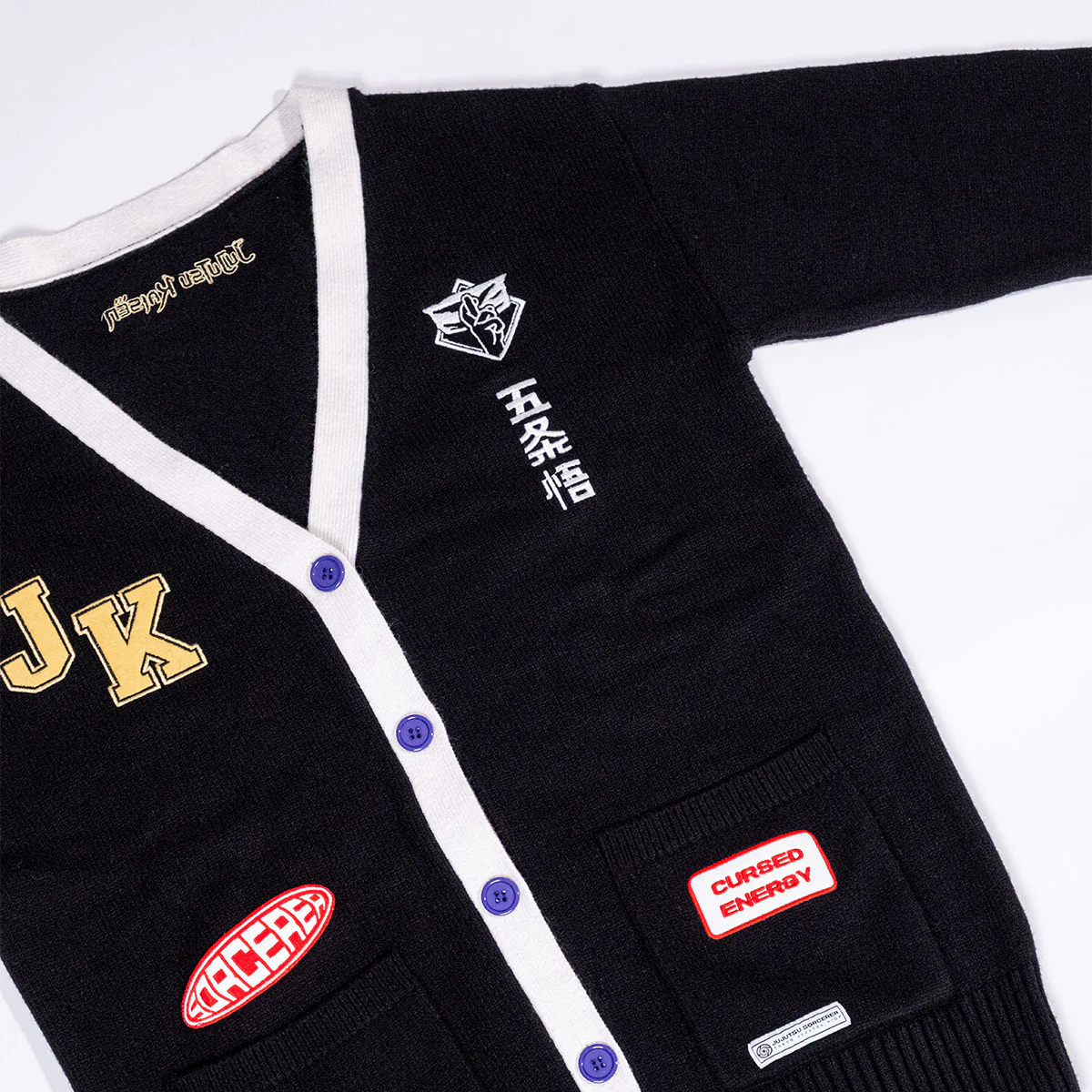 JUJUTSU KAISEN Gojo Multi Patch Cardigan - Image 8
