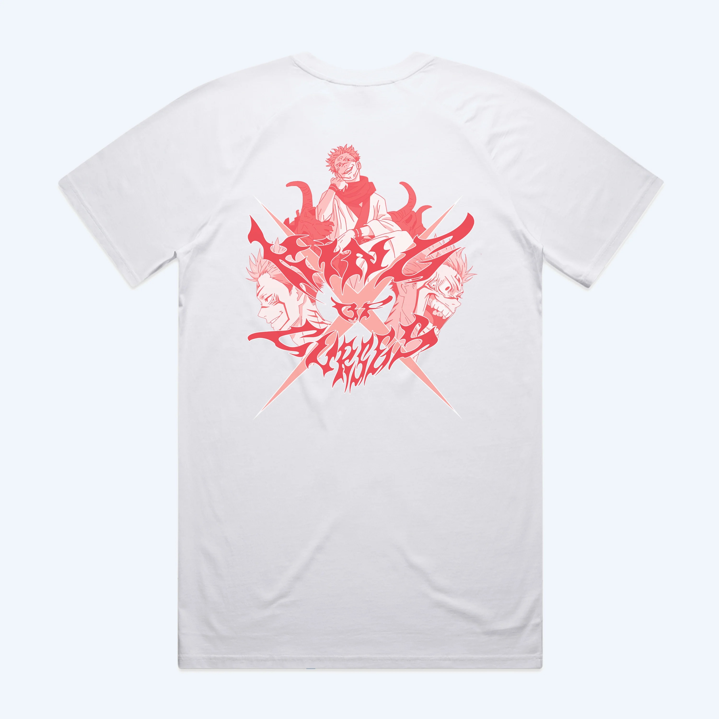 Jujutsu Kaisen Sukuna King of Curses Raglan T-Shirt - Image 4
