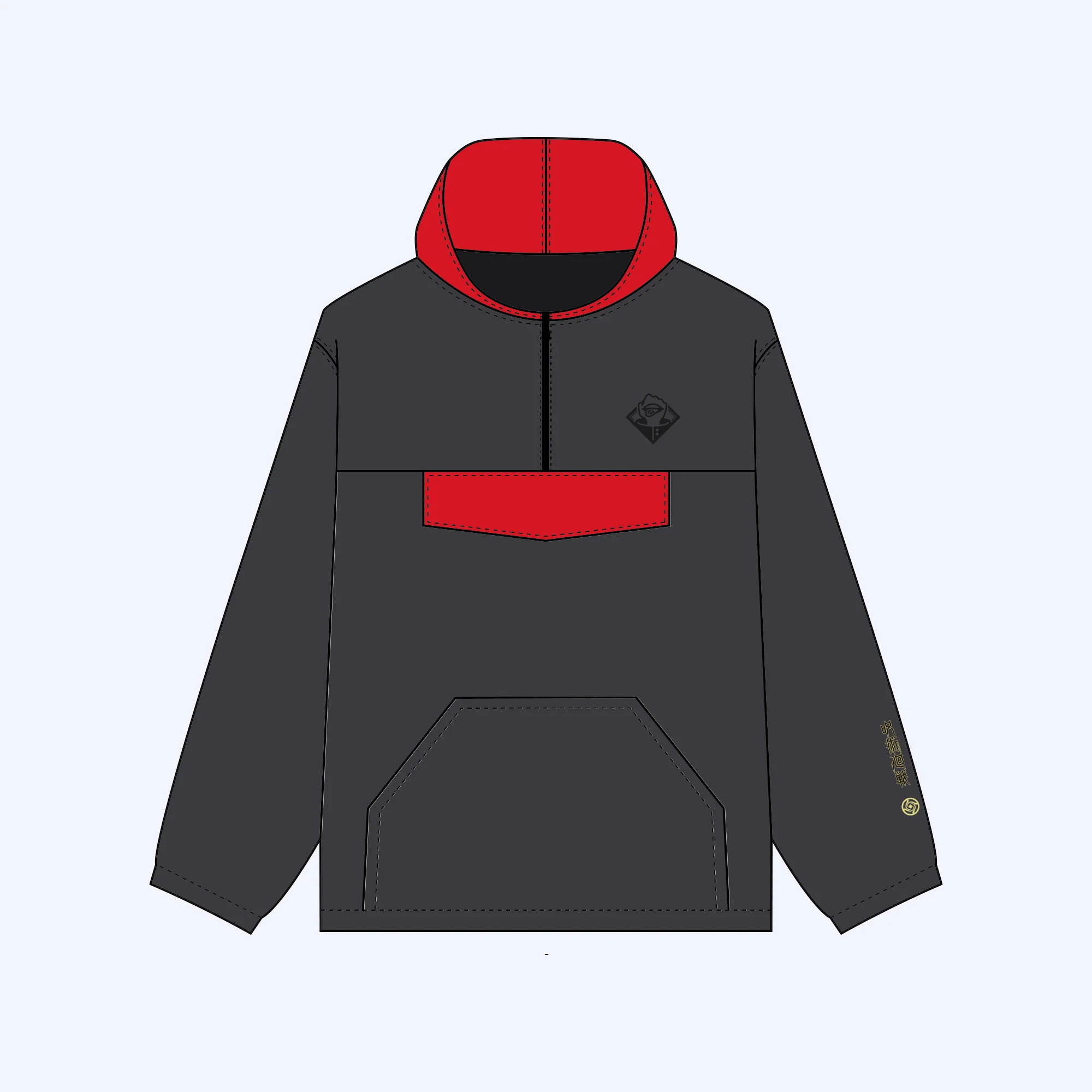 JUJUTSU KAISEN Yuji Itadori Windbreaker - Image 7