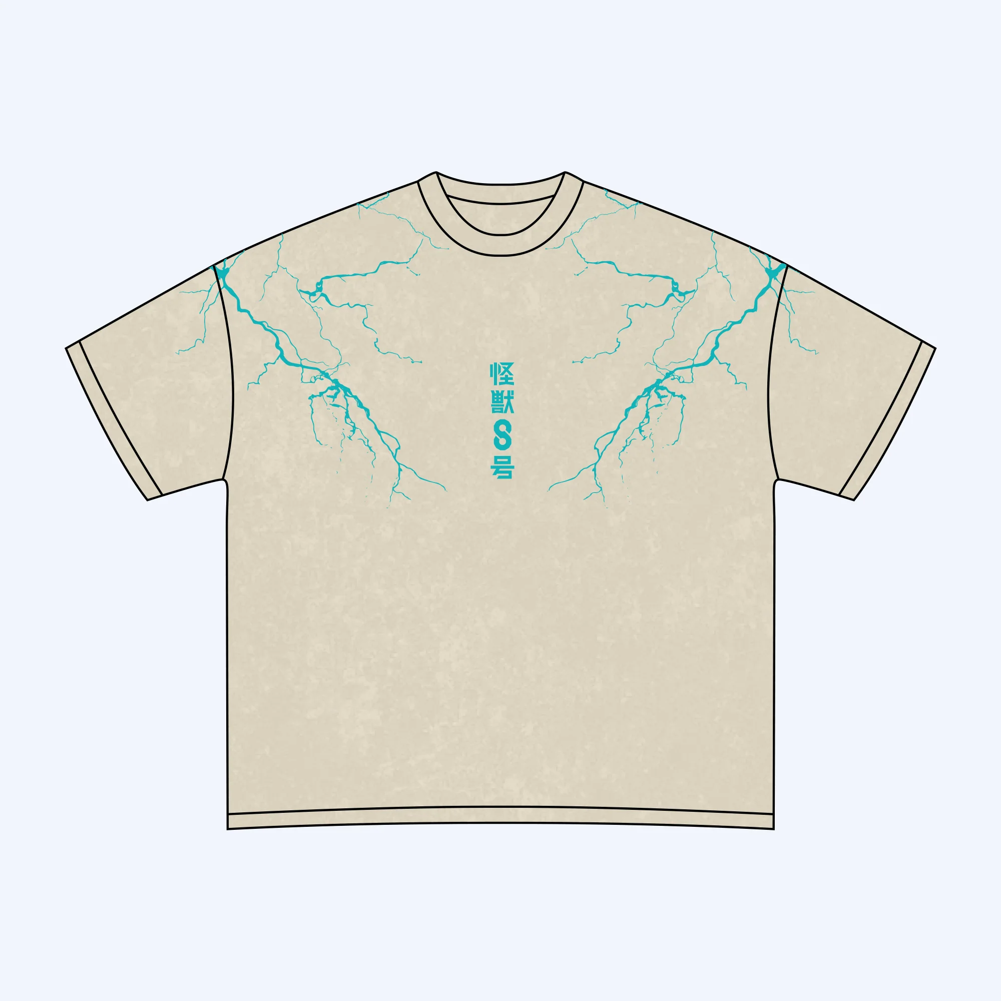 Kaiju No. 8 Lightning Tee - Image 5