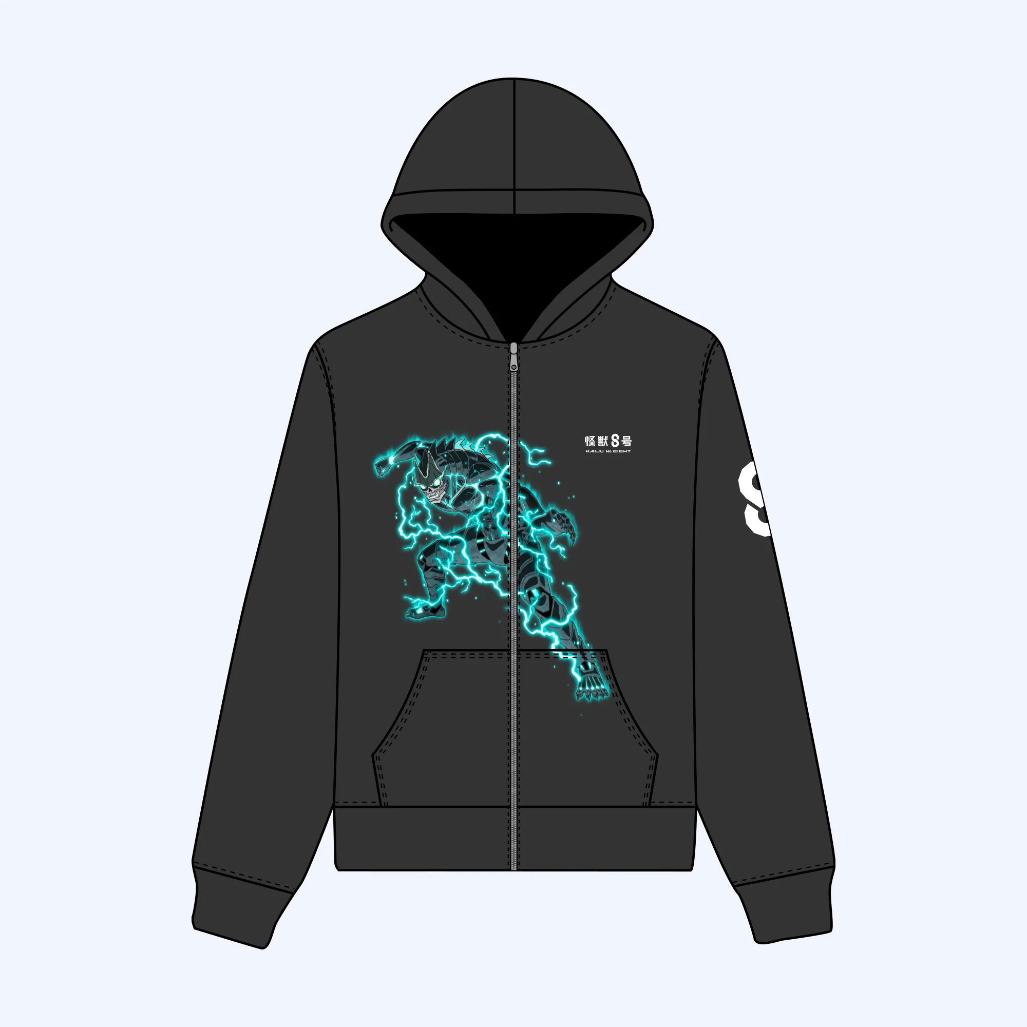 Kaiju No. 8 Season 2 Zip Hoodie - Image 5