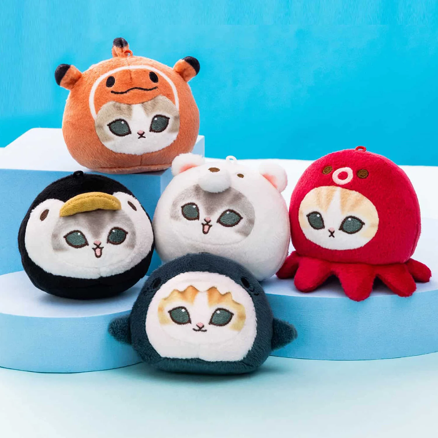mofusand Marine Life Meow Face Plush Blind Box - Image 7