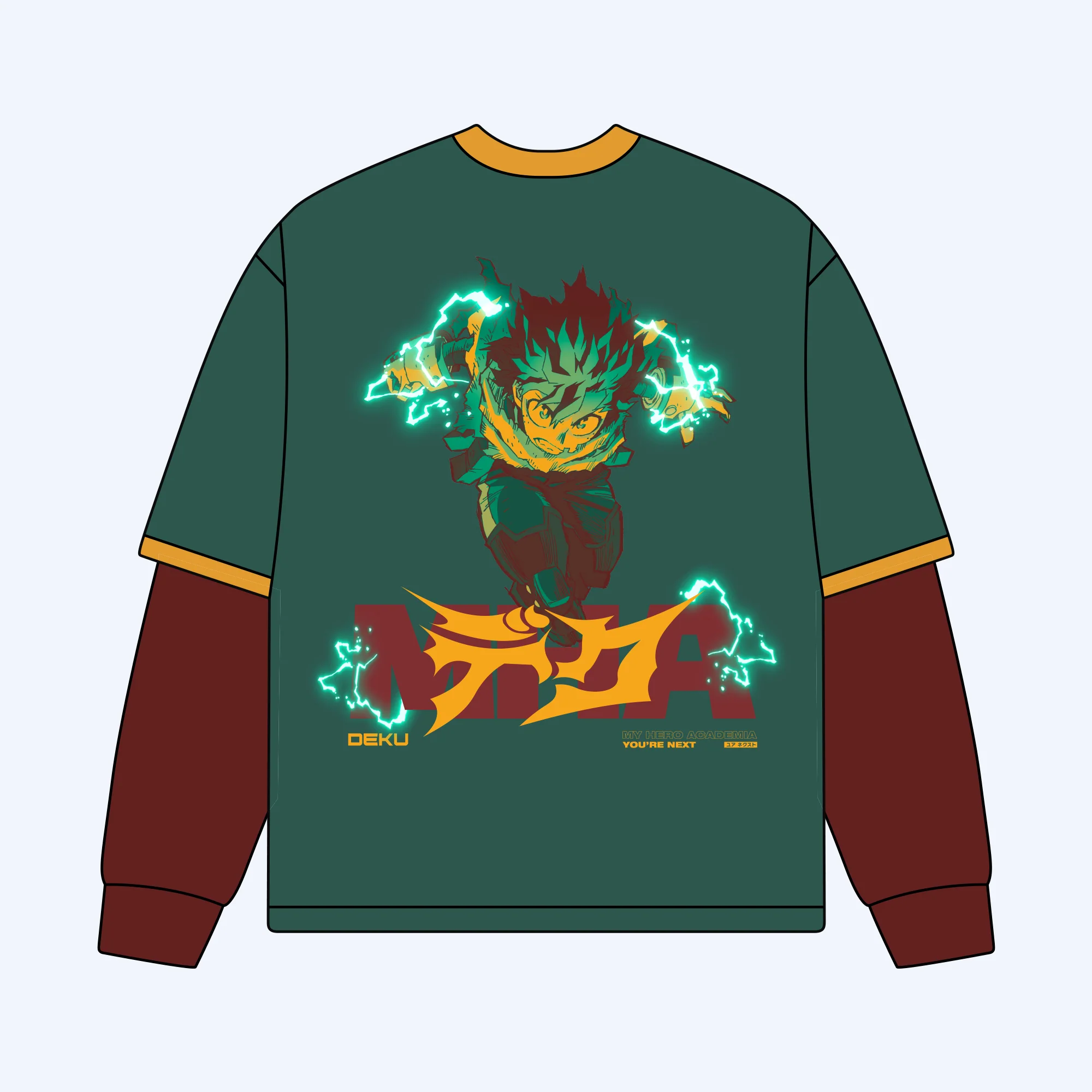 My Hero Academia Deku Twofer Sweatshirt - Image 6