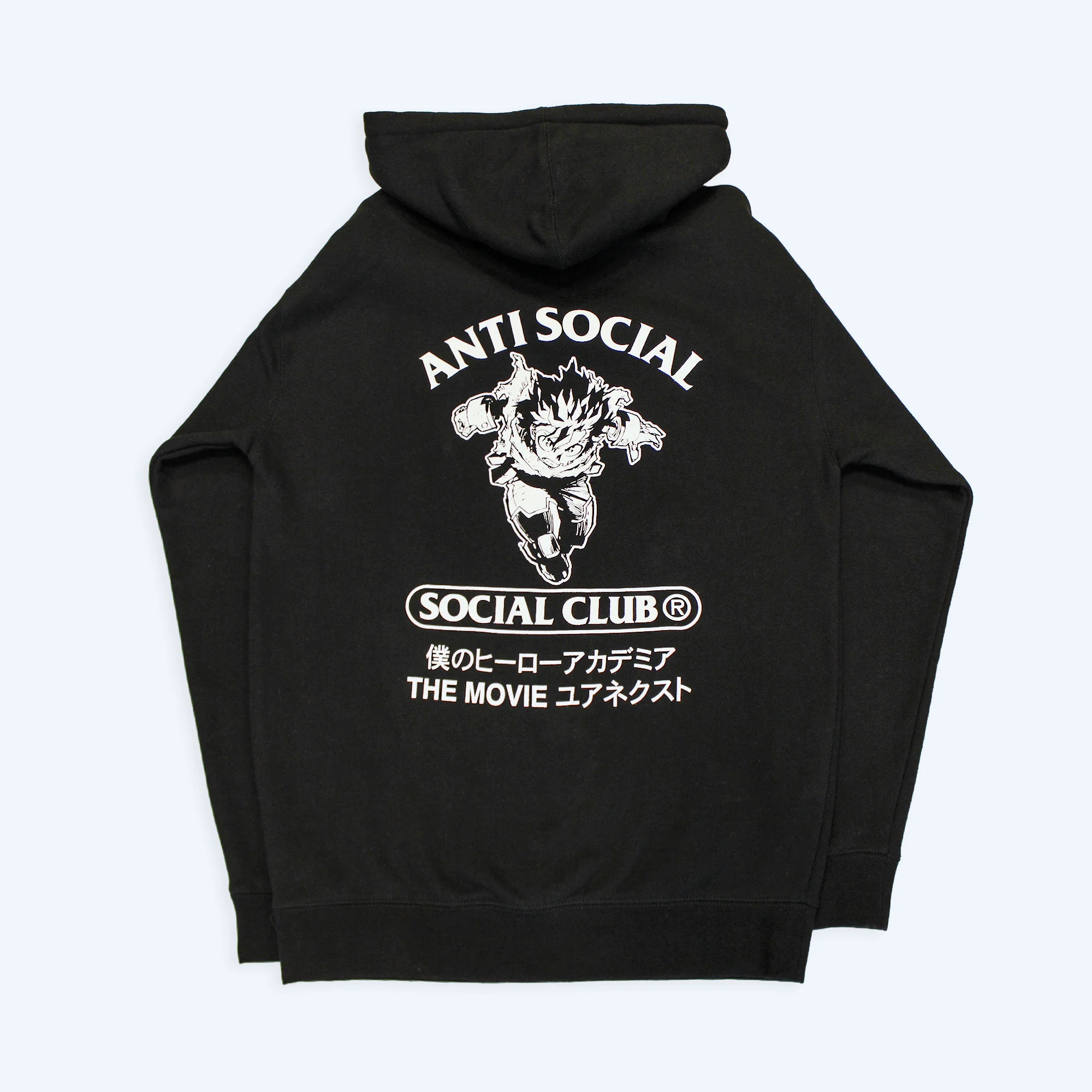 My Hero Academia x AntiSocialSocialClub Deku Hoodie - Black - Image 5