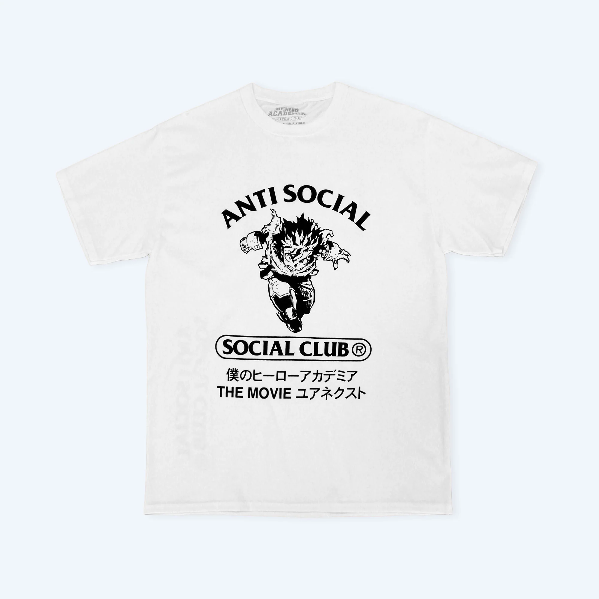 My Hero Academia x AntiSocialSocialClub Deku T-Shirt - White - Image 4