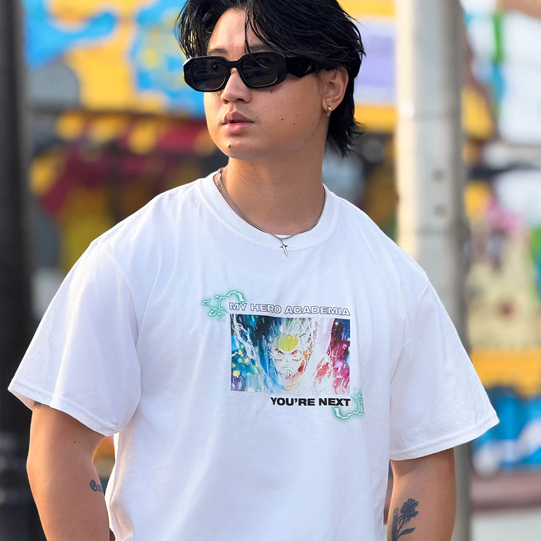 My Hero Academia: You're Next Three Heroes White T-Shirt - Image 3