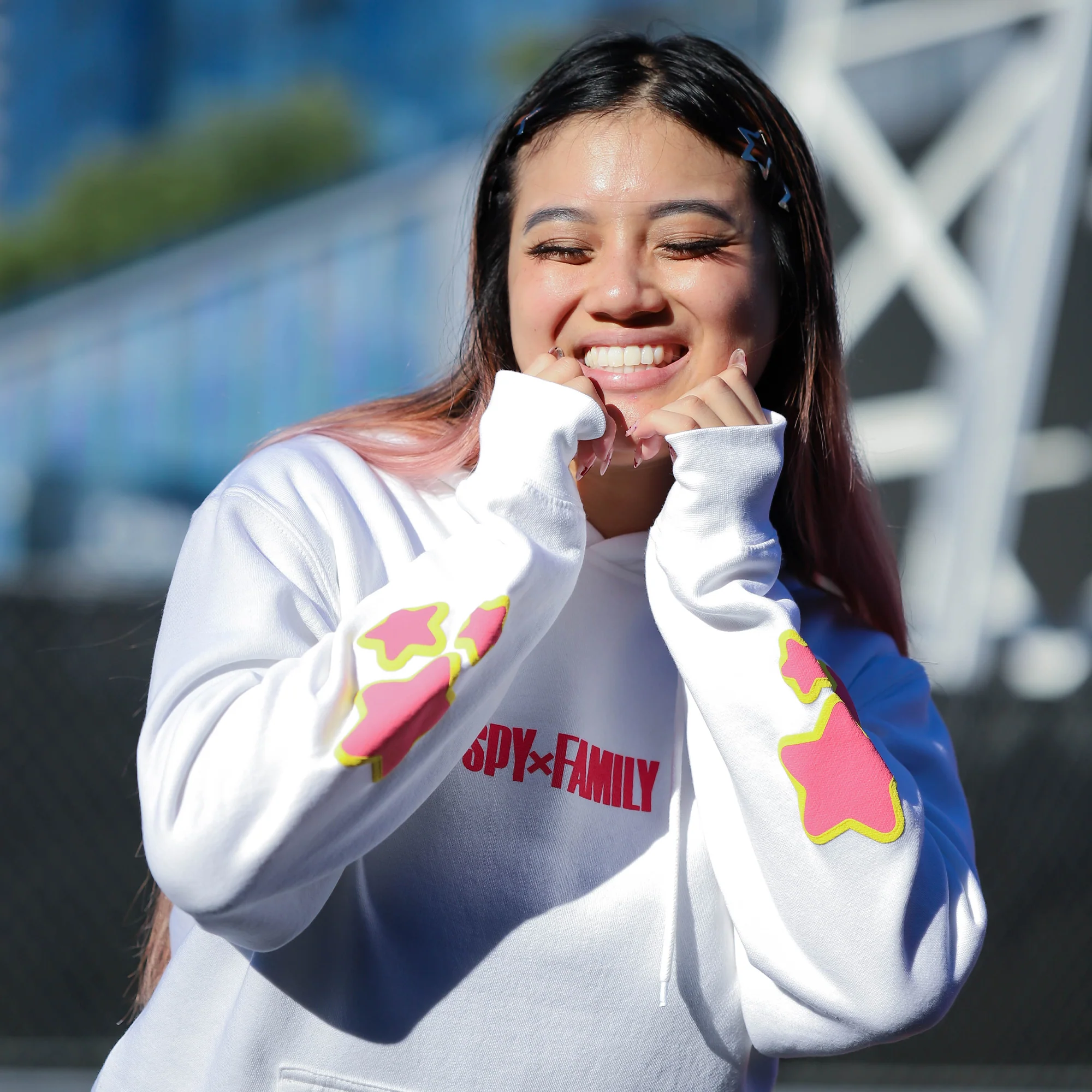 SPY x FAMILY Anya Faces Hoodie - Image 3